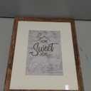 Califortree 8x10 Picture Frames - 5x7 Mat Included, Plexiglass, Wall/Tabletop Use, Rustic Brown