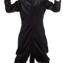 Cuteshower Black Cat Costume for Kids Halloween Dress Up Costumes Boys Animal Jumpsuit (5-6 Years)