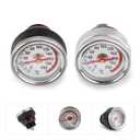 Motorcycle Oil Temperature Gauge,M20x1.5 Oil Temp Temperature Gauge Filler Caps for Motorcycle 0-200 Gauge Engine Valves Caps