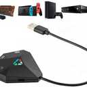 Arvin Keyboard and Mouse Adapter for Nintendo Switch/PS4/PS3/Xbox One/Xbox 360 Consoles, Switch Adapter Support Custom Mapping & Mouse Sensitivity Adjustment, Wired Keyboard and Mouses Converter