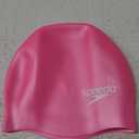 Speedo Unisex-Youth Swim Cap Silicone Junior (Pink)