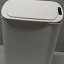 Cesun Automatic Motion Sensor Bathroom Trash Can with Lid, 2.6 Gallon Touchless Trash Bin, Smart Plastic Slim Garbage Can Small White Wastebasket for Toilet, Office, rv, Bedroom, Living Room