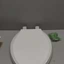 KOHLER 4636-RL-0 Cachet ReadyLatch Elongated Slow Close Toilet Seat, Soft Close Toilet Seat Quiet Lid, Contoured Grip-Tight Bumpers Installation Hardware, Apartment Essentials, White