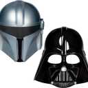 STAR WARS Mandalorian & Darth Vader Masks, 2-Pack Roleplay Toys, Costume for Kids, Toys for Boys & Girls Ages 5+