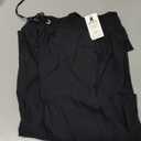 Mens Casual Linen Pants Elastic Wasist Drawstring Lightweight Summer Beach Yoga Pants Trousers with Pockets, Medium