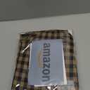 VHC Brands Black Check Blackout Panel Scalloped 84x50