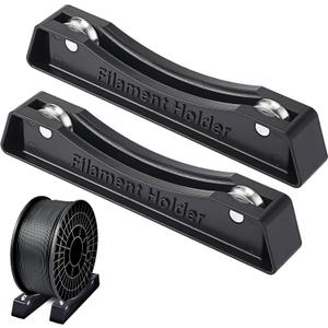 Weewooday 3D Printer Filament Spool Holder Filament Holder Fits All Spools of Any Size and All Types for PLA/ABS/TPU/Other 3D Printing Materials(1 Set)
