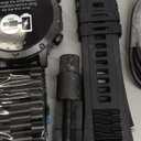 KPEP Military Smart Watches for Men with 2 Straps, 1000mAh Battery/LED Flashlight/IP67 Waterproof Smartwatch, Stress/Blood Oxygen/Heart Rate/Sleep Monitoring, Reminder, Fitness Tracker for iOS Android (Black)