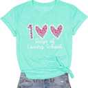 Cat Shirts for Women Butterfly Graphic Tops Dandelion T Shirt Womens Vacation T-Shirt Nature Lover Tee (XL)