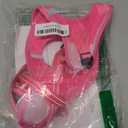 Soft Mesh Dog Harness and Leash Set, No Pull Puppy Harness and Leash Set, Reflective Step in Harness for Small Medium Dogs, Easy Walk Escape Proof Vest Harnesses (Rose Red, XS)