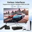 TuTu 32 Inch HD TV, 2K LED Small Flat Screen Non-Smart Television, Works with Apple TV, Fire Stick, Roku, Google, TiVo, Xumo, and Streaming Devices