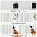 Guken White 100% Blackout Linen Curtains 84 Inch Length 2 Panels Set for Living Room Bedroom Back Tab Thermal Insulated 100% Black Out Drapes Room Darkening Farmhouse Style for Bedroom Curtains 52x84