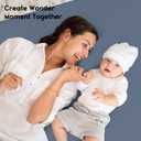 Yoofoss Pack and Play Sheets Fitted, Mini Crib Sheets 2-Pack for Pack N Play Mattress, Stretchy Playard Sheet, Soft and Breathable Blue Rocket