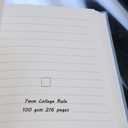 College Rule Journal Notebook for Women Girls, 216 Pages Journals for Writing A5 Hardcover Notebook for School, Note Taking, Journaling (Blue)