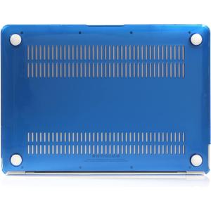 Tablet Protective Case Cover Transparent Laptop Case for MacBook Pro 16 inch A2141 (2019 Release),Snap on Slim Hard Shell Case Cover,Full Protective Case(Blue)