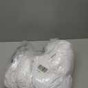 50 ft x 8 ft White Backdrop Curtain Draps for Wedding Parties, 10 Panels 5 ft x 8 ft Wrinkle Free Polyester Photo Drapes for Birthday Party Baby Shower Backdrop Stand