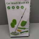 62" Car Wash Brush with Long Handle Chenille Microfiber Car Wash Mop Mitt, Wheel Brush, Windshield Window Squeegee, Car Duster Microfiber Towel, Gloves, for Cleaning Cars, RV, Truck, Boat