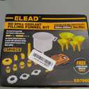 ELEAD No-Spill Coolant Funnel Kit - 19-Piece Radiator Funnel burping kit, coolant Bleeder kit, Extra Funnels and Adapters for Universal Vehicle