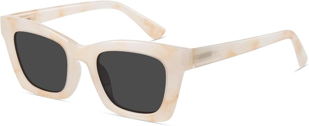 livho Trendy Polarized Sunglasses Women, Retro Sun Glasses for Women 2024, Cute Sunglasses for Women, UV Protection Shades