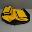 Lawn Mower Seat Cover, Weatherproof Anti-Slip Tractor Seat Cover, Universal Fit for John Deere, Craftsman, Cub Cadet,Kubota Riding Mower(M,Black&Yellow)