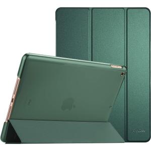 ProCase for iPad 9th/ 8th/ 7th Generation Case 10.2 Inch (2021/2020/2019 Release), 10.2 iPad Case 9th/ 8th/ 7th Gen Cover, Slim Smart Cover with Translucent Hard Shell Back -MidnightGreen