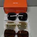 miyya Oversized Polarized Sunglasses Women, Trendy Retro Sun Glasses for Women 2025, Oversized Shades