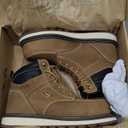 KEEN Utility Men's Cincinnati 6" Composite Toe Waterproof Wedge Work Boots, Belgian/Sandshell, 11 Wide US