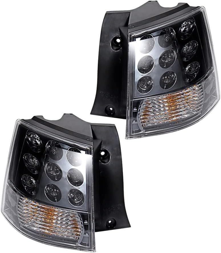 Full Set LED Turn Signal Tail Light Assembly Compatible with 2007-2013 Mitsubishi Outlander EX Left Right Rear Bumper