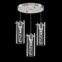 Pendant Lights Kitchen Island Hanging Lights, Dining Room Light Fixture(20W, 6000K, Brushed Nickel) (3-Light, Nickel)