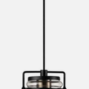 Oliver 1-Light Dark Bronze Plug-In or Hardwire Pendant Lighting with 15 ft. Cord