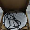 2-Pack Chicken Water Heater for WinterHeated Poultry Waterer Base, with Thermostat and 9.8ft Power Cord, Dia, 11in (Silver)