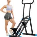 HXD-ERGO Stair Stepper for Home, New Version 6 Adjustable Resistance Vertical Climber Cardio Exercise Machine, Folding Stair Climber for Full Body Workout with Adjustable Handlebar