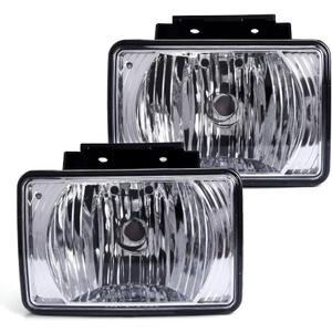 CNNELL Fog Lights Compatible with 2004-2012 Chevy Colorado, Fit 2004-2012 GMC Canyon/2006 Isuzu i-280/i-350/2007 2008 Isuzu i-290(Clear lens)