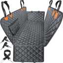 URPOWER Dog Seat Cover, 100% Waterproof Hammock 600D Heavy Duty Scratch Proof Nonslip Durable Soft Pet Back Seat Covers for Cars Trucks and SUVs