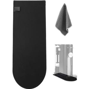 Sliding Pad Compatible with Ninja PB051 Coffee Maker and PB041, Smooth Contact Surface, Non-slip Surface Compatible with Ninja Coffee Machine PB051/PB041, Includes Hanging Strap, Towel