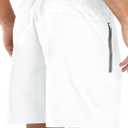 NORTHYARD Men's Athletic Running Shorts Quick Dry Workout Shorts Lightweight Sports Gym Basketball 7"/ 9"/ 5" Tennis Hiking (White, XXXL)