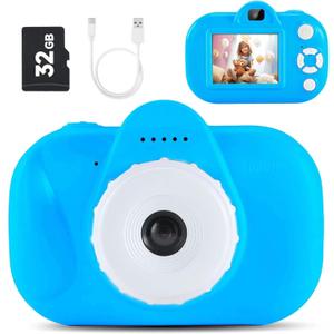 Toddler Camera Kids Camera Christmas Birthday Toy Gifts for Kids Age 3 4 5 6 7 8, Blue