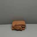 Lulu moon Muslin Baby Blanket - Cotton Quilt Blankets for Toddlers - Reversible Nursery Crib Blanket for Baby Boys and Girls 47"x47"(Caramel)