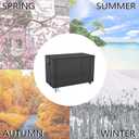 Outdoor Prep Table Cover 72 Inch,Waterproof Patio Stainless Steel Metal BBQ Table Cover All Season Protection for Outdoor Table - 72 x 24 x 35 Inch