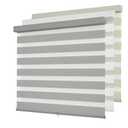 Cordless Zebra Blinds for Windows,Free-Stop Roller Zebra Shades,Light Filtering Blinds for Indoor Windows with Upgraded Cassette,Pull Down Privacy Window Shades for Home (34" W x 72" H, Grey)