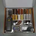 Laminate Floor Repair Kit with Heat Pen, 11 Color Wood Vinyl Floor Furniture Repair Kit Linoleum Repair Hard Wax Touch Up Marker Cover Scratches, Stains, Cracks, Holes for Door, Cabinet, Table.