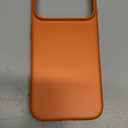 TORRAS Magnetic Slim Fit for iPhone 17 Pro Case 6.3 inch, Ultra-Thin, Compatible with MagSafe, Lightweight Matte Anti-Scratch Hard PC Cover Phone Case for iPhone 17 Pro OriginFit, Glossy Orange