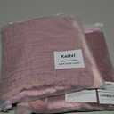 2 x Kestel Baby Washcloths, 7-Pack 100% Muslin Cotton Soft & Absorbent, 12"x12" (Pink)