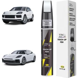 XNA Carrara White Metallic(S9R/2Y) for Porsche Touch Up Paint, Car Scratch Remover for Nicks and Chips Repair, 2-In-1 Quick & Easy Fix Car Scratch Repair Kit with Exact Color-Matched