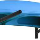 Kayak Storage Rack Kayak Wall Mount, Adjustable Heavy Duty Kayak Rack for Kayak Canoe Paddle Board, Indoor and Outdoor Display (Black-1 Level)