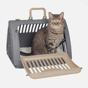 SPORT PET Designs Foldable Travel Cat Carrier with A Bed