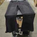 Women's High Waist Flare Jeans, Black, Size: L