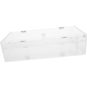 Zerodeko Rotatable Clear Jewelry Organizer Compact Necklace Holder for Necklaces Pendants Bracelets Earrings Stylish Transparent Storage Box for Easy Access and Travel