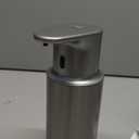 DODO MEKIA Automatic Liquid Soap Dispenser Touchless, 304 Stainless Steel Bottle Body &16.2oz/480ml Rechargeable, 3 Adjustable Liquid Levels, IPX7 Waterproof, for Kitchen Bathroom, Stainless Steel