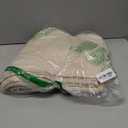 LAMIT Living Room Linen Curtains 95 Inch for Bedroom, Back Tab and Rod Pocket Linen Textured Sheer Curtains Light Filtering Boho Drapes for Canopy/Nursery, 2 Panels, 52 x 95 Inch, Beige